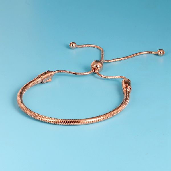 new telescopic rope bracelet for pandora classic adjustable pull snake bone chain rose gold bracelet trend high quality, Golden;silver
new telescopic rope bracelet for pandora classic adjustable pull snake bone chain rose gold bracelet trend high quality, Golden;silver