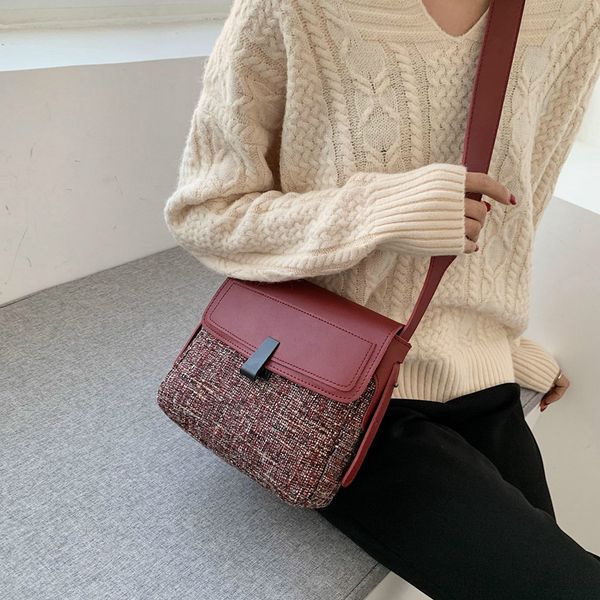 winter ins western style woolen bag women 2019 new wave korean fashion texture messenger bag wild shoulder bags sac a main femme
winter ins western style woolen bag women 2019 new wave korean fashion texture messenger bag wild shoulder bags sac a main femme