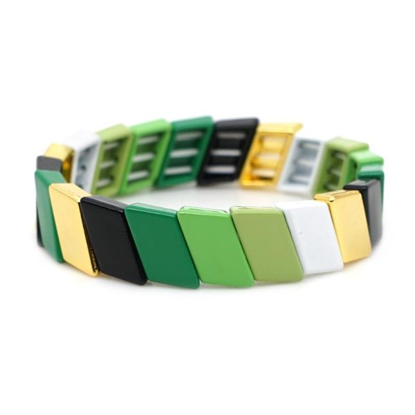 kelitch stacking enamel tile stretch bracelets handmade fashion friendship strand wrap bracelets bangles new, Black
kelitch stacking enamel tile stretch bracelets handmade fashion friendship strand wrap bracelets bangles new, Black