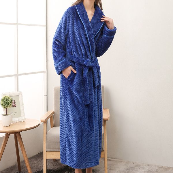 women winter lengthened bathrobe home clothes shawl long sleeved robe coat warm bathrobe long thick dressing gown sleep robe, Black;red
women winter lengthened bathrobe home clothes shawl long sleeved robe coat warm bathrobe long thick dressing gown sleep robe, Black;red