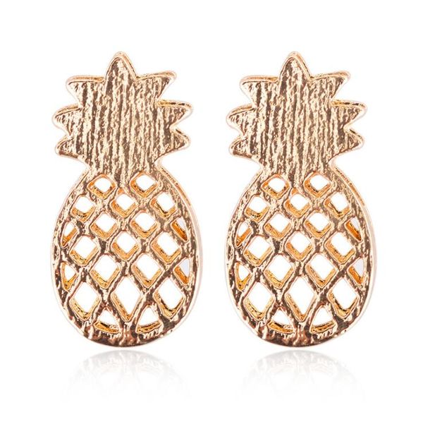 simple design cute metal earrings brushed pineapple stud earrings for kids, Golden;silver
simple design cute metal earrings brushed pineapple stud earrings for kids, Golden;silver