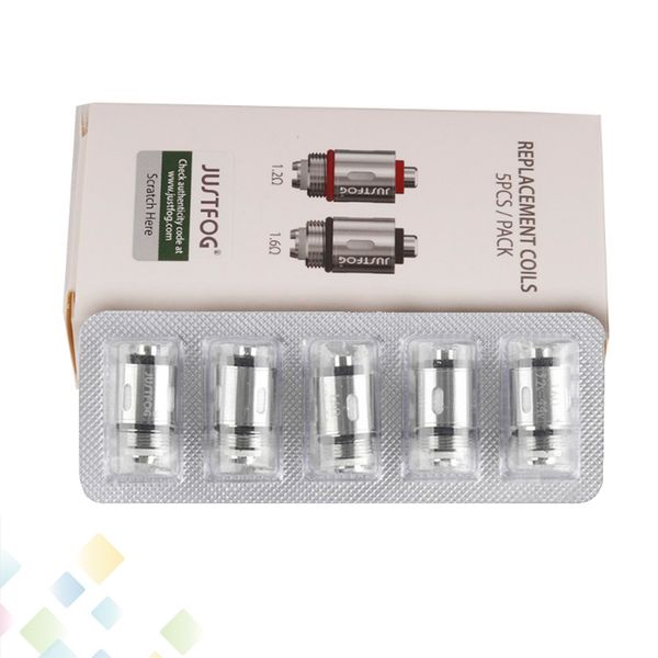 Authentic Justfog 14 / 16 Series Coil 1.2ohm 1.6ohm Replacement Coils For Q16 Q14 S14 G14 C14 P14A P16A Kit DHL Free
Authentic Justfog 14 / 16 Series Coil 1.2ohm 1.6ohm Replacement Coils For Q16 Q14 S14 G14 C14 P14A P16A Kit DHL Free