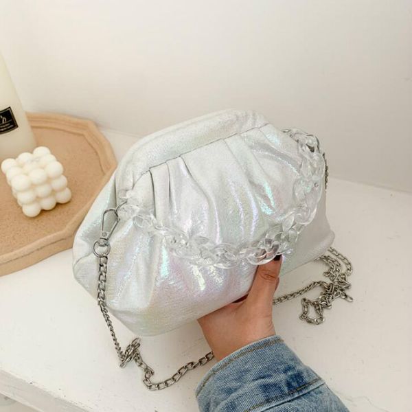 new style laser cloud bag women small hobos chain bag beach shoulder bags girls cross body
new style laser cloud bag women small hobos chain bag beach shoulder bags girls cross body