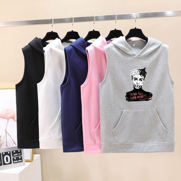 xxxtentacion sleeveless hoodies sweatshirt harajuku 2019 new arrival rip cool hip hop rapper fashion men women hoodie sweatshirt, Black
xxxtentacion sleeveless hoodies sweatshirt harajuku 2019 new arrival rip cool hip hop rapper fashion men women hoodie sweatshirt, Black