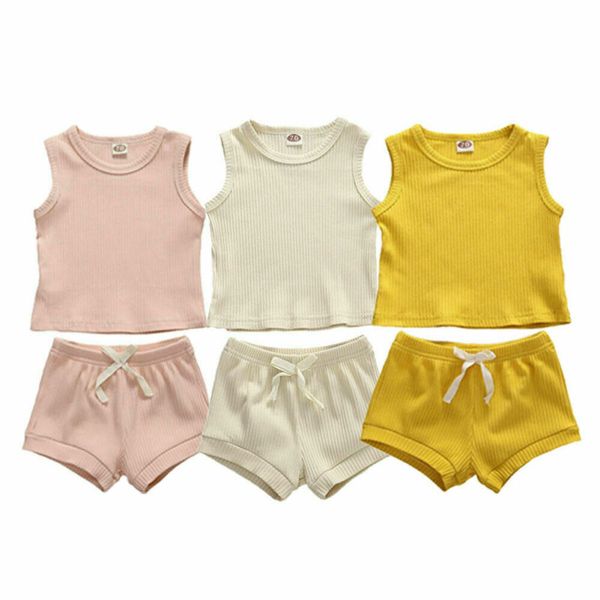 newborn infant baby girl boys clothes sets solid 0-18m vest shorts summer cotton outfits, White
newborn infant baby girl boys clothes sets solid 0-18m vest shorts summer cotton outfits, White