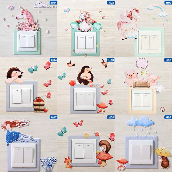 yuyu 3d wall silicone on-off switch luminous light switch outlet wall sticker animal unicorn flamingo cover cartoon room decor
yuyu 3d wall silicone on-off switch luminous light switch outlet wall sticker animal unicorn flamingo cover cartoon room decor