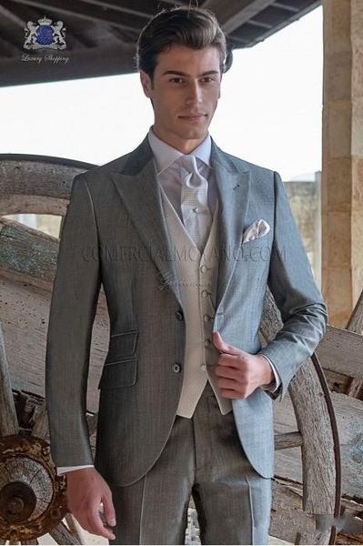 fashion two buttons light grey groom tuxedos groomsmen lapel mens suits blazers (jacket+pants+vest+tie) w:1289, White;black
fashion two buttons light grey groom tuxedos groomsmen lapel mens suits blazers (jacket+pants+vest+tie) w:1289, White;black