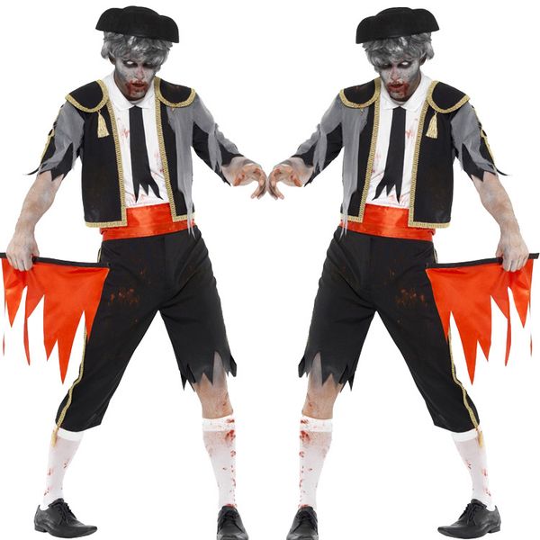 horror zombie costumes scary halloween party cosplay costume ghost pirates costumes, Black;red
horror zombie costumes scary halloween party cosplay costume ghost pirates costumes, Black;red