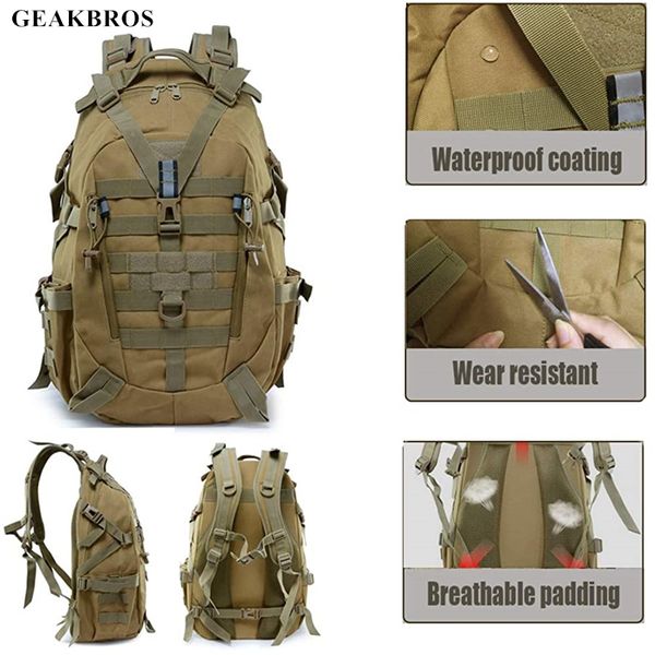 40l tactical backpack climbing bag outdoor waterproof fishing backpack hiking hunting travel camping rucksacks bags
40l tactical backpack climbing bag outdoor waterproof fishing backpack hiking hunting travel camping rucksacks bags