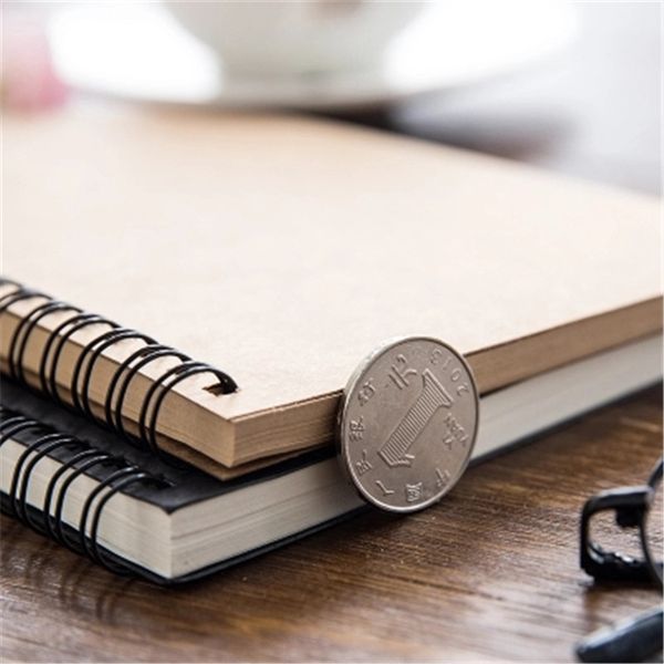 portable business kraft papers notepads black drawing sketch notebook spiral 100 sheets journal notebooks school office suppliers notes book, Purple;pink
portable business kraft papers notepads black drawing sketch notebook spiral 100 sheets journal notebooks school office suppliers notes book, Purple;pink