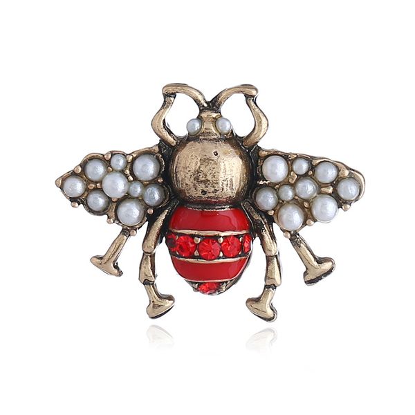 wholesale-european and american antique clothing explosive three-dimensional pearl pin cute new bee brooch, Gray
wholesale-european and american antique clothing explosive three-dimensional pearl pin cute new bee brooch, Gray