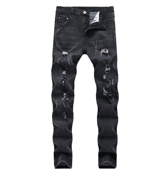 men black jeans 2019 men clothes new arrival slim fit stretch ripped jeans fashion street mens distressed jeans denim trousers, Blue
men black jeans 2019 men clothes new arrival slim fit stretch ripped jeans fashion street mens distressed jeans denim trousers, Blue
