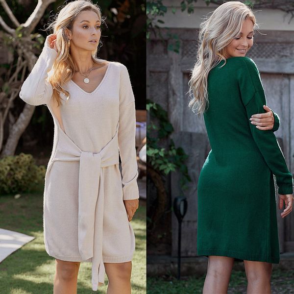 ins dress womens sweater casual temperament waist mid-length fashion solid color long-sleeved one-piece sweater women 270049sale, White;black
ins dress womens sweater casual temperament waist mid-length fashion solid color long-sleeved one-piece sweater women 270049sale, White;black