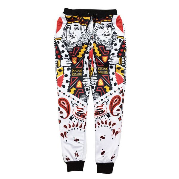 funny 3d mens jogger pants playing cards k king q queen poker face bandanna paisley sweatpants hip hop casual long 3d trousers, Black
funny 3d mens jogger pants playing cards k king q queen poker face bandanna paisley sweatpants hip hop casual long 3d trousers, Black