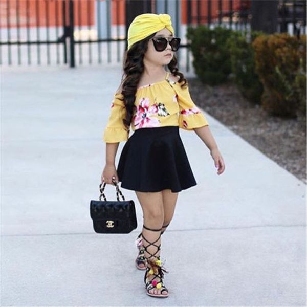 new fashion lovely kids baby girls flower off shoulder skirts dress outfit clothes set fashion outfits for girls, White
new fashion lovely kids baby girls flower off shoulder skirts dress outfit clothes set fashion outfits for girls, White