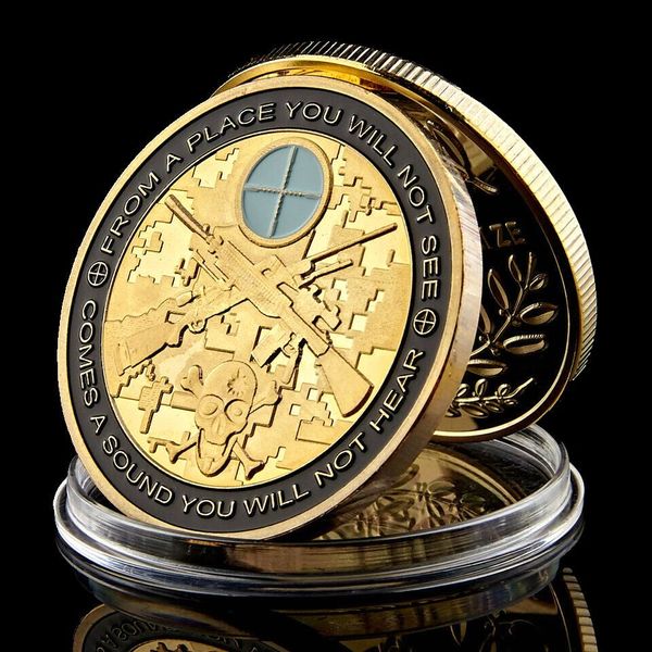 Free Shipping US Sniper Soldier Army Military 1oz Gold Plated 40mm Souvenir Collectible Coin Art
Free Shipping US Sniper Soldier Army Military 1oz Gold Plated 40mm Souvenir Collectible Coin Art