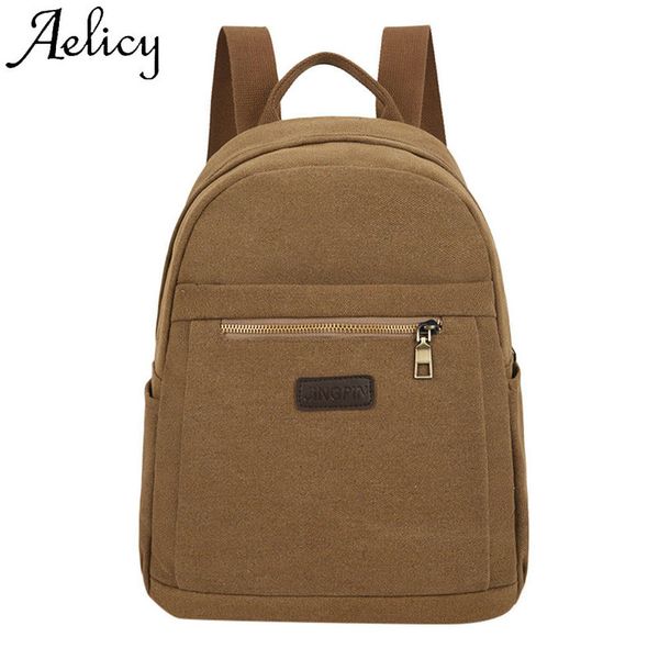 aelicy fashion women's backpack phone pocket neutral solid color canvas versatile backpack student computer bags
aelicy fashion women's backpack phone pocket neutral solid color canvas versatile backpack student computer bags