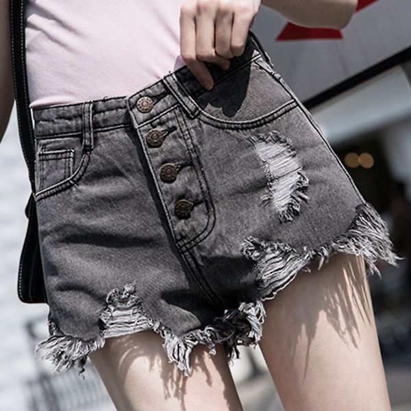 women new 2020 summer fashion casual cool denim shorts female high waists fur-lined leg -openings short jeans with pockets y140, White;black
women new 2020 summer fashion casual cool denim shorts female high waists fur-lined leg -openings short jeans with pockets y140, White;black