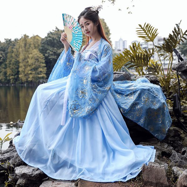 blue hanfu women chinese traditional dance costume oriental festival outfit fairy dress folk stage performance clothes df1006, Black;red
blue hanfu women chinese traditional dance costume oriental festival outfit fairy dress folk stage performance clothes df1006, Black;red