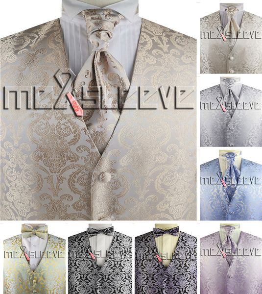 romantic paisley tailored custom made man's tuxedo waistcoat 3pcs, White;black
romantic paisley tailored custom made man's tuxedo waistcoat 3pcs, White;black