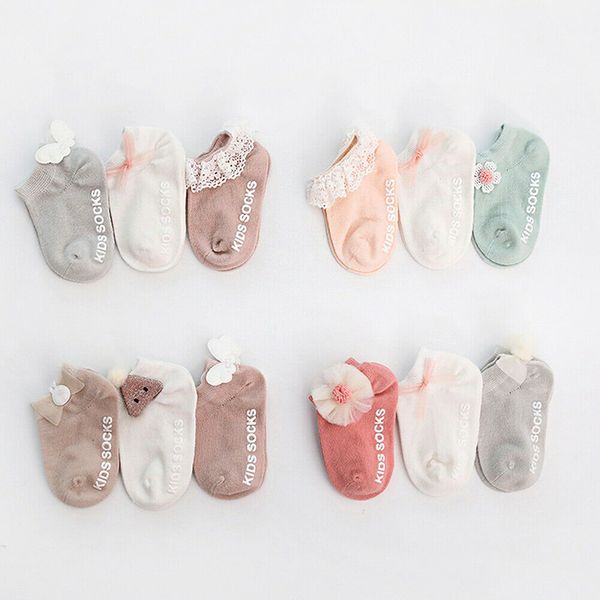 3 pairs cute baby kids girls ankle socks lace toddlers soft cotton lace bow princess newborn kids cartoon non-slip sock new hot, Pink;yellow
3 pairs cute baby kids girls ankle socks lace toddlers soft cotton lace bow princess newborn kids cartoon non-slip sock new hot, Pink;yellow
