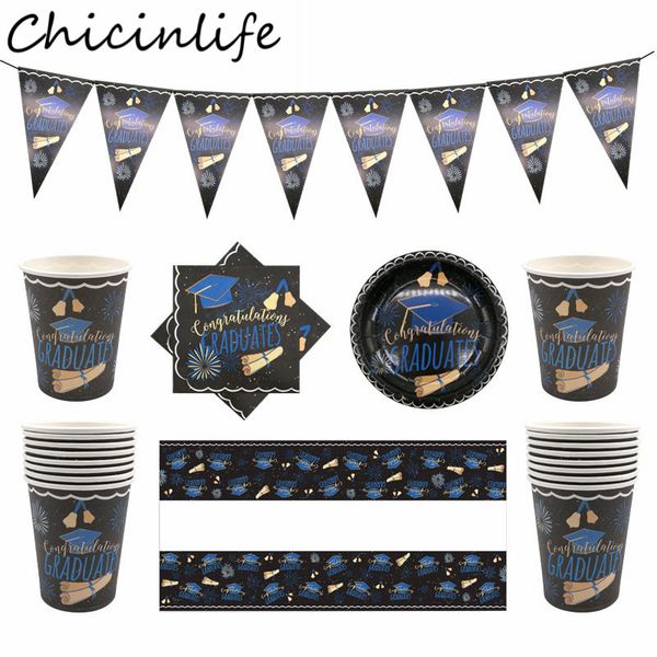 chicinlife graduation party disposable tableware paper cup plates napkin tablecloth congratulations graduation party supplies
chicinlife graduation party disposable tableware paper cup plates napkin tablecloth congratulations graduation party supplies