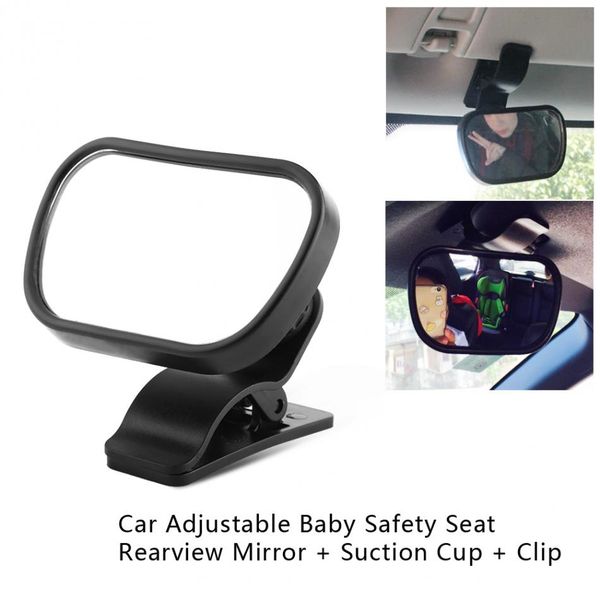 1pc adjustable baby car mirror car baby child back seat rear view safety mirror with suction cup clip black car-styling
1pc adjustable baby car mirror car baby child back seat rear view safety mirror with suction cup clip black car-styling