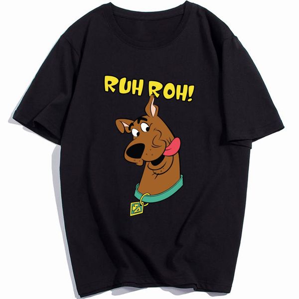 cotton men t shirts scooby doo ruh roh men t shirt funny tee shirt crew neck t shirts summer tees, White;black
cotton men t shirts scooby doo ruh roh men t shirt funny tee shirt crew neck t shirts summer tees, White;black