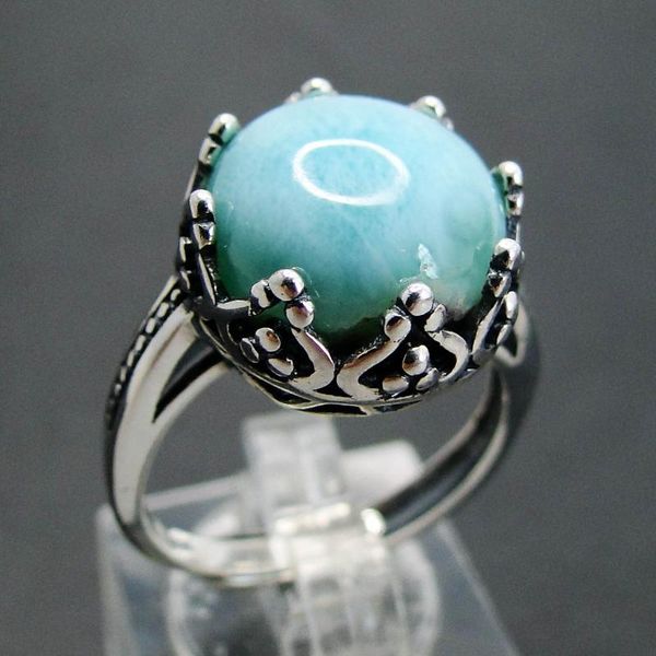 100% 925 sterling silver antique designs natural dominica larimar flower ring for engagment wedding ring gift, Golden;silver
100% 925 sterling silver antique designs natural dominica larimar flower ring for engagment wedding ring gift, Golden;silver