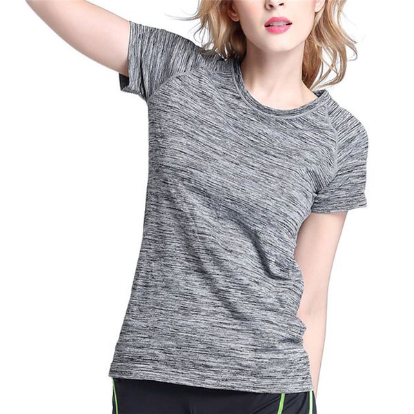 summer quick-drying t-shirt thin sports short sleeve women loose running clothes yoga fitness clothes breathable sweat sec88, Black;blue
summer quick-drying t-shirt thin sports short sleeve women loose running clothes yoga fitness clothes breathable sweat sec88, Black;blue