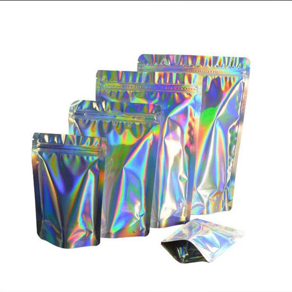 100 pcs laser aluminum foil resealable value pack stand up zip lock bag hologram self seal zipper plastic pouches bag
100 pcs laser aluminum foil resealable value pack stand up zip lock bag hologram self seal zipper plastic pouches bag