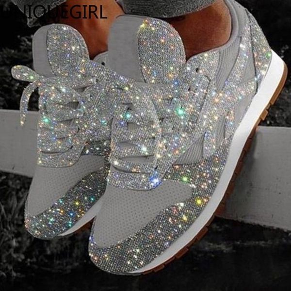 2020 осень женщины bling кроссовки новые повседневные плоские женские вулканизированные туфли beathable зашнуровать кроссовки открытый спорт, Black
2020 осень женщины bling кроссовки новые повседневные плоские женские вулканизированные туфли beathable зашнуровать кроссовки открытый спорт, Black