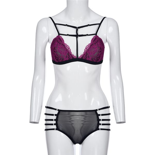 female underwear new women's lace hollow openwork perspective two-piece set intimates women's panties #4j12, Red;black
female underwear new women's lace hollow openwork perspective two-piece set intimates women's panties #4j12, Red;black