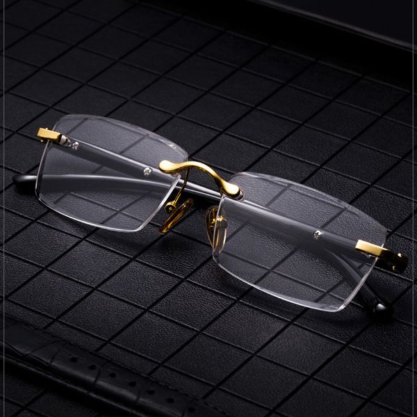 luxury rimless reading glasses men natural crystal stone lens hyperopia diopter glasses presbyopic clear eyewear +1.5 2.5 3.5, White;black
luxury rimless reading glasses men natural crystal stone lens hyperopia diopter glasses presbyopic clear eyewear +1.5 2.5 3.5, White;black
