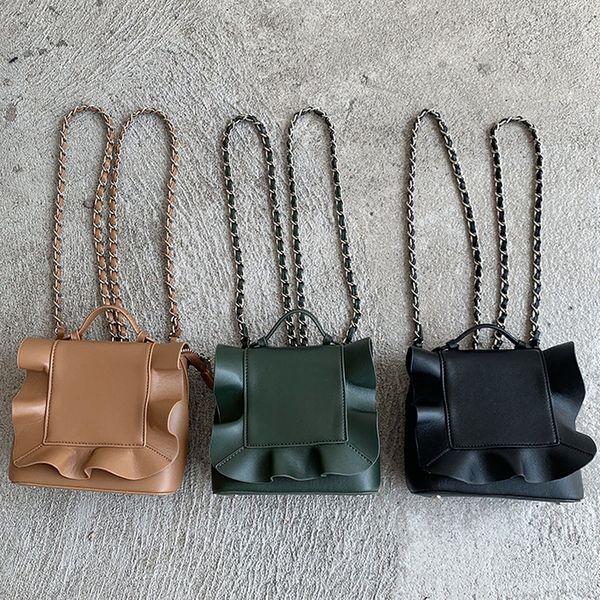 mini chain shoulder bag ruffled mini backpack 2019 fashion leather backpacks portable lace ladies hand bags pack
mini chain shoulder bag ruffled mini backpack 2019 fashion leather backpacks portable lace ladies hand bags pack