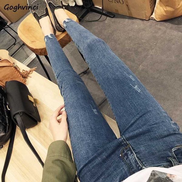 jeans women summer pencil pants skinny all-match slim vintage students korean style simple daily stretchy scratched trendy chic, Blue
jeans women summer pencil pants skinny all-match slim vintage students korean style simple daily stretchy scratched trendy chic, Blue