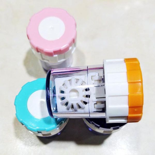 contact lens cleaner case box manual rotation type plastic container storage holder for travel din889, Silver
contact lens cleaner case box manual rotation type plastic container storage holder for travel din889, Silver