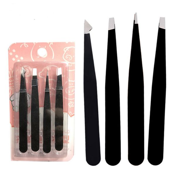 new 4pcs/set clip eyebrow tweezers stainless steel face hair removal eye brow trimmer eyelash clip cosmetic beauty makeup tool
new 4pcs/set clip eyebrow tweezers stainless steel face hair removal eye brow trimmer eyelash clip cosmetic beauty makeup tool