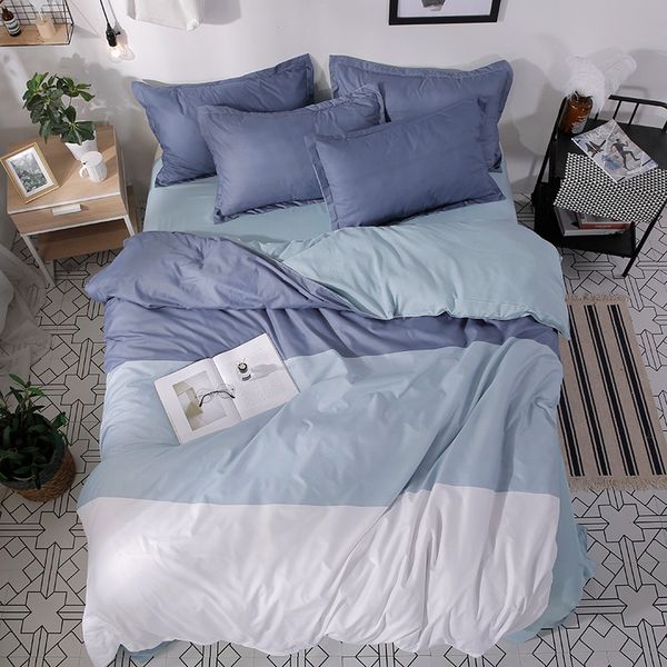 autumn winter cartoon stripe duvet cover flat sheet pillowcase 3/4pcs bed linens bedding set bed cover set ing 
autumn winter cartoon stripe duvet cover flat sheet pillowcase 3/4pcs bed linens bedding set bed cover set ing