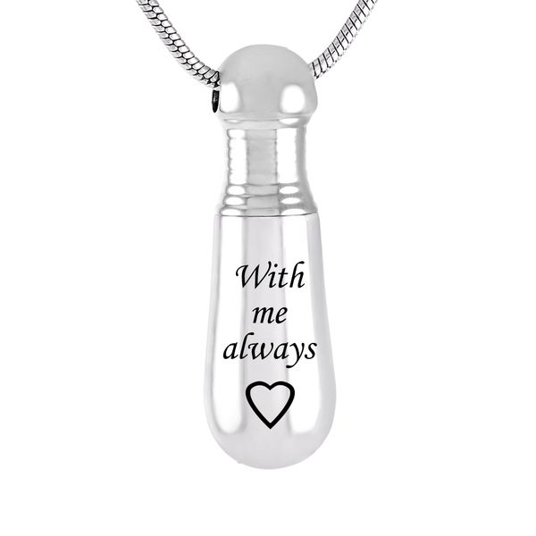 cremation ashes urn necklace baseball bat exercise memorial pendant jewelry for exercise hobby gift-with me always, Silver
cremation ashes urn necklace baseball bat exercise memorial pendant jewelry for exercise hobby gift-with me always, Silver
