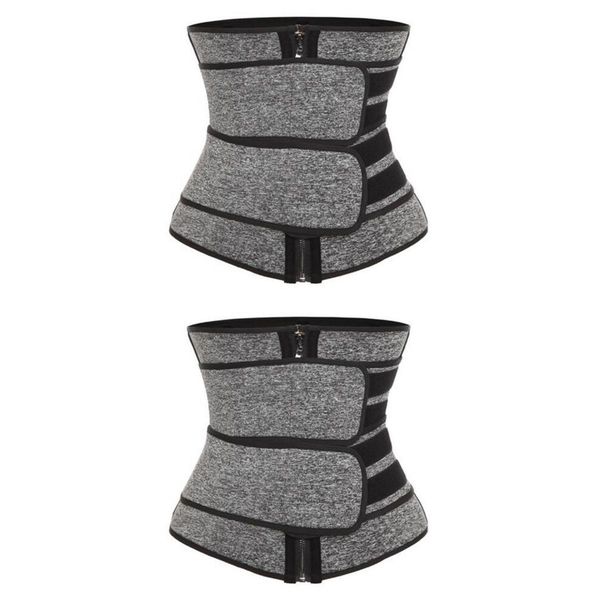 2 pieces neoprene waist trainer gym shaper men shapewear fat burner toner, Black;brown
2 pieces neoprene waist trainer gym shaper men shapewear fat burner toner, Black;brown