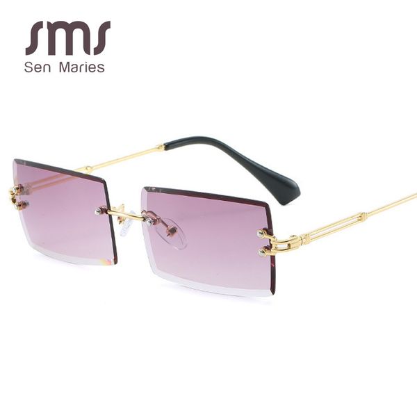 men small rectangle rimless sunglasses women brand designer fashion metal square sun glasses gray female summer beach eyewear ch01, Blue
men small rectangle rimless sunglasses women brand designer fashion metal square sun glasses gray female summer beach eyewear ch01, Blue