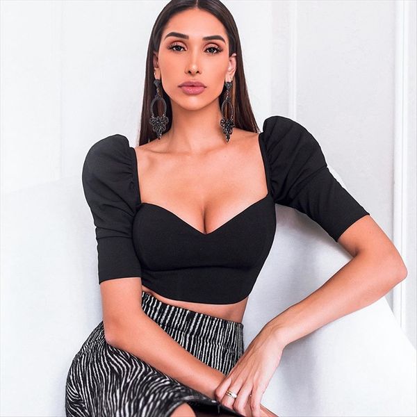 low-breast uncovered princess mid- short summer low-breast uncovered princess sleeve female t-shirt mid-sleeve short t-shi, White
low-breast uncovered princess mid- short summer low-breast uncovered princess sleeve female t-shirt mid-sleeve short t-shi, White