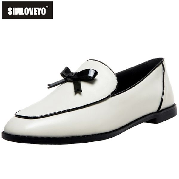 simloveyo woman spring autumn concise flats round toe low square heels genuine leather slip on bowtie plus size 33-41 date b1975, Black
simloveyo woman spring autumn concise flats round toe low square heels genuine leather slip on bowtie plus size 33-41 date b1975, Black