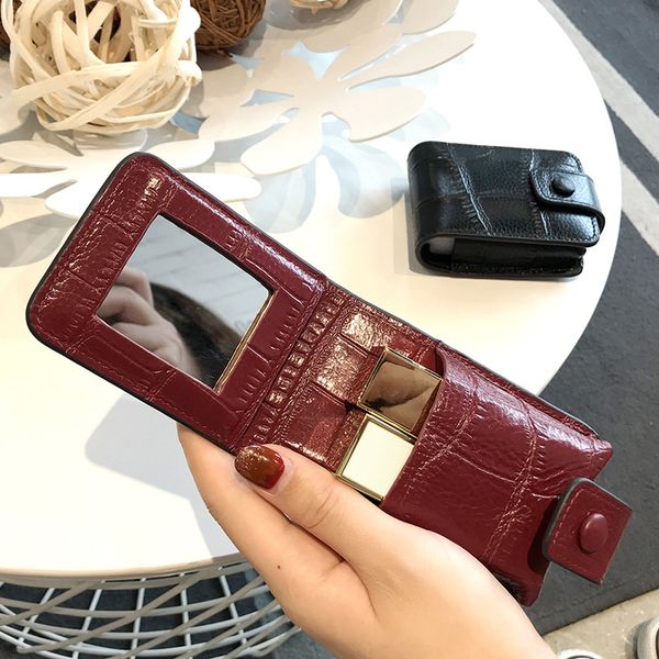 women genuine leather lipstick makeup bag alligator pattern ladies portable case cowhide designer make up handbag
women genuine leather lipstick makeup bag alligator pattern ladies portable case cowhide designer make up handbag