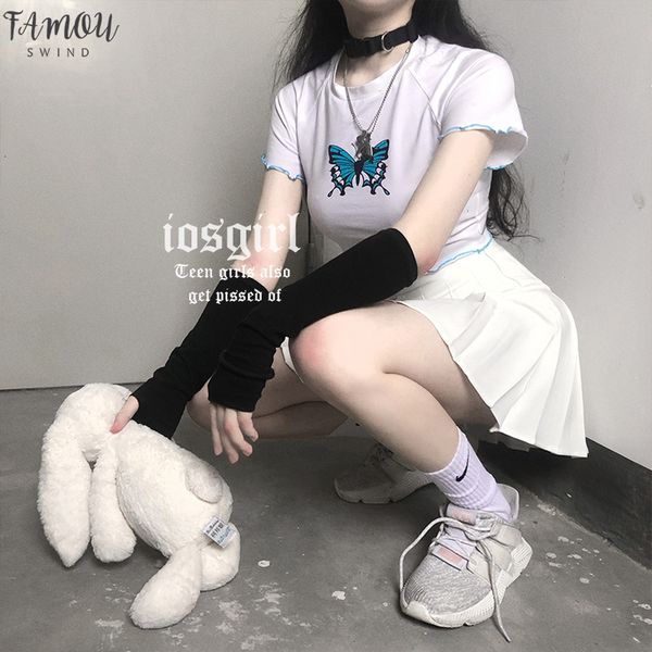 ojbk lolita shirt women harajuku ullzang the butterfly short sleeved t shirt appliques femme punk summer tshirt fashion tee female, White
ojbk lolita shirt women harajuku ullzang the butterfly short sleeved t shirt appliques femme punk summer tshirt fashion tee female, White