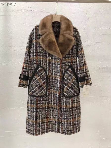шерсть top природных пальто 2020 весна женщины норка воротник шерсть лайнер съемной кожа высокого модельер runway длинные популярные пальто, Black
шерсть top природных пальто 2020 весна женщины норка воротник шерсть лайнер съемной кожа высокого модельер runway длинные популярные пальто, Black