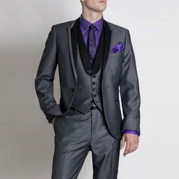 grey 3 pieces groom suits one button business suit mens suits for wedding slim fit wedding suits tuxedos for men jacket+pants+vest, Black;gray
grey 3 pieces groom suits one button business suit mens suits for wedding slim fit wedding suits tuxedos for men jacket+pants+vest, Black;gray