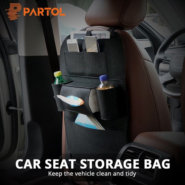 partol 1x universal car seat back organizer storage bag felt cloth auto backseat organize multi-pocket container stowing tidying
partol 1x universal car seat back organizer storage bag felt cloth auto backseat organize multi-pocket container stowing tidying
