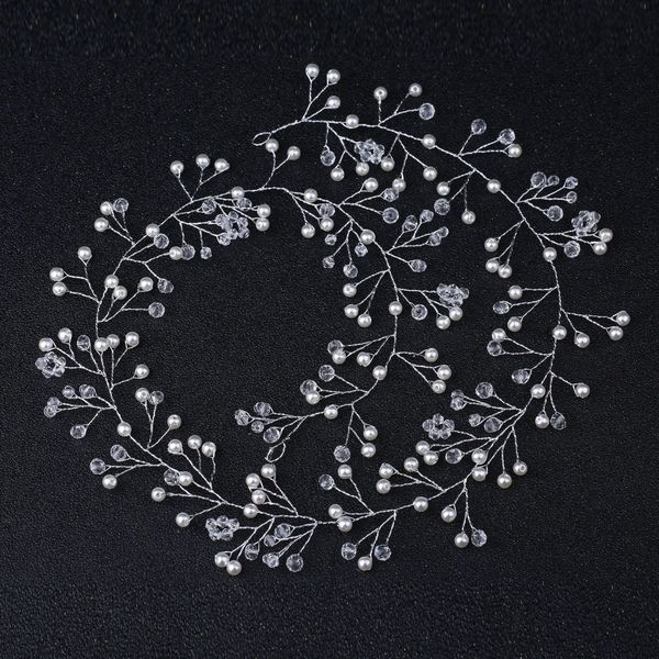 70cm lengthen pearl hair band bride hair allotment decorate white manual ekusute bring bride headwear, Silver
70cm lengthen pearl hair band bride hair allotment decorate white manual ekusute bring bride headwear, Silver